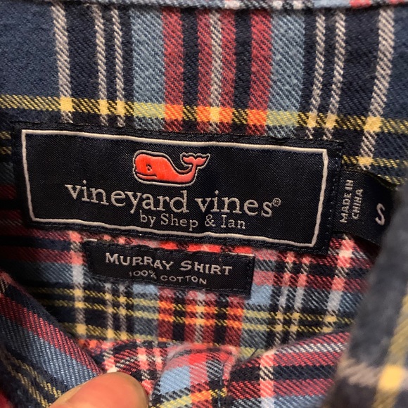 Vineyard Vines flannel Murray shirt - Picture 3 of 7